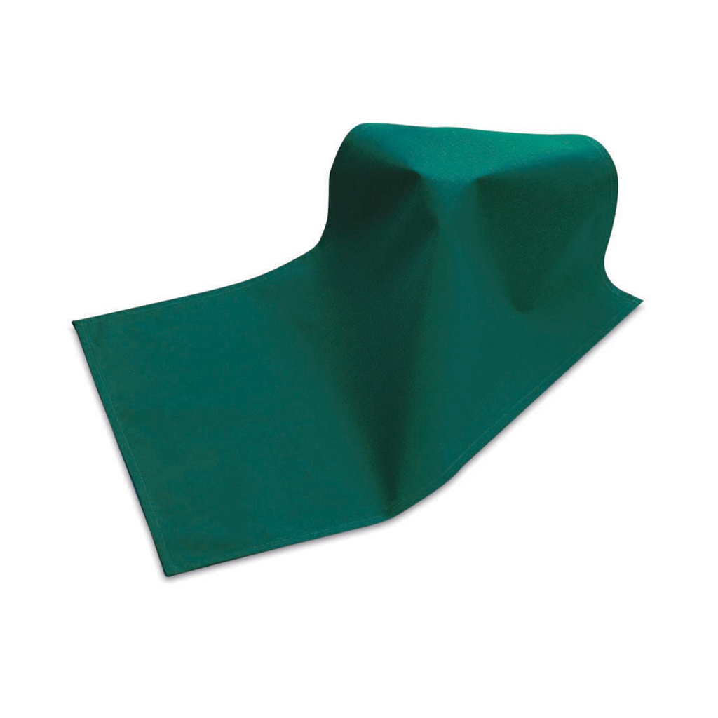 Drap couverture, tissu, vert 40 x 60 cm