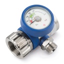 Pressure gauge Oxygen MED 4,5 bar, 50 ltr./min, DIN connection 