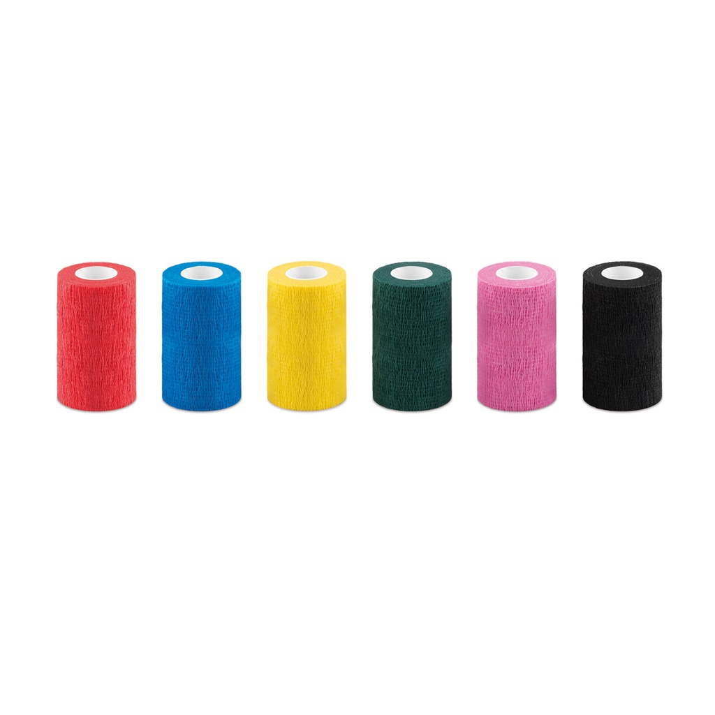 Eickwrap Bande cohésive, 7,5 cm Assortiment de couleurs Boîte de 24 pièces