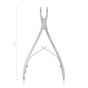 Bone rongeur forceps, extra slim, Mini-Friedmann, 14 cm 