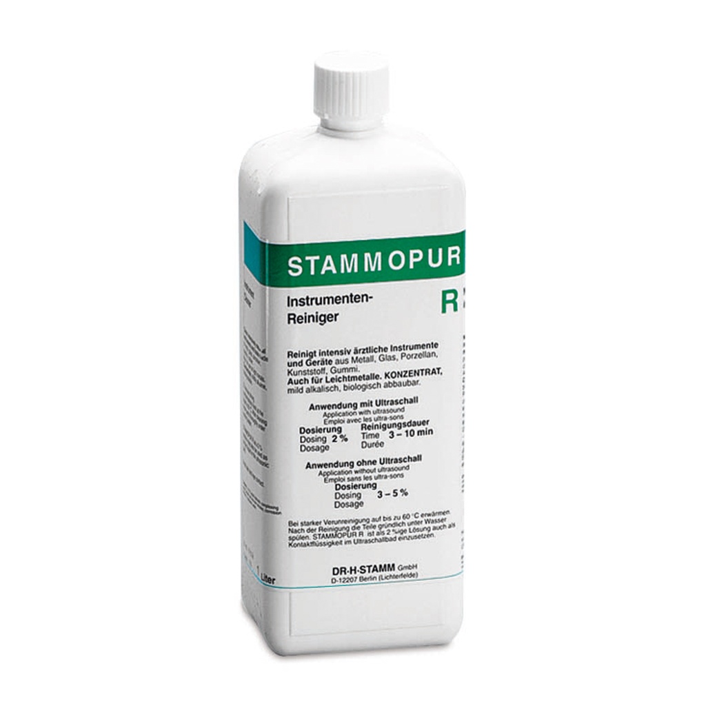 Détergent concentré p.instrument 1 ltr, Stammopur R, pour nettoyeur ultra-sons