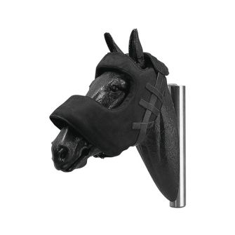 Masque de protection pour chevaux selon Dr. Große Lembeck, fait en cuir syntetique
