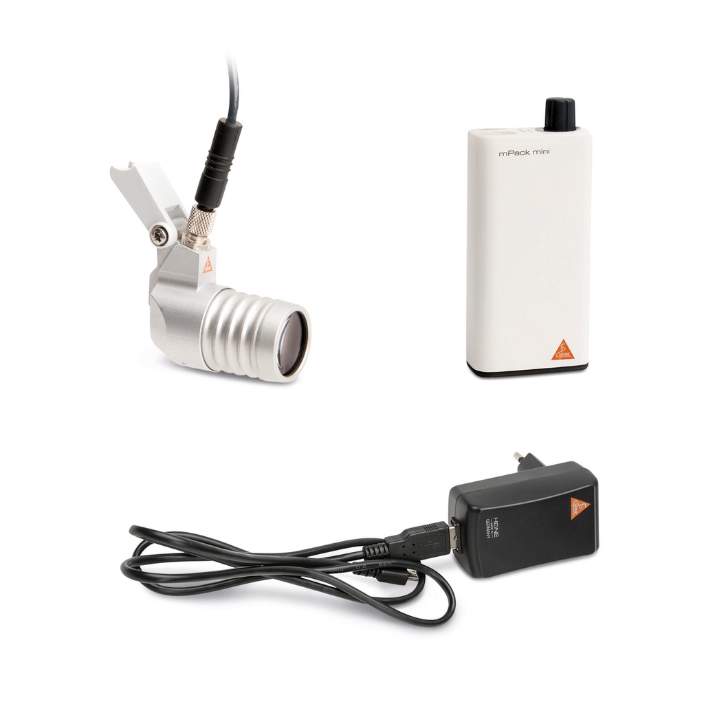 Lámpara para lupa 2 con mPack miniy E4-USB suministro de energía parai-View / porteador de lupa (HR/HRP)