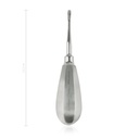 Luxador dental, 3 mm (con mango ancho)