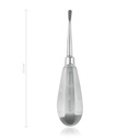 Luxador dental, 4 mm (con mango ancho)