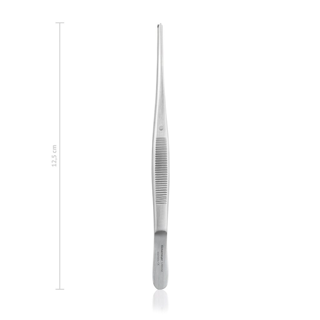 Pinza de Tejido, Semken, 12,5 cm1x2 dientes