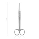 Dissecting scissors Mayo, straight, 17 cm, blunt/blunt 