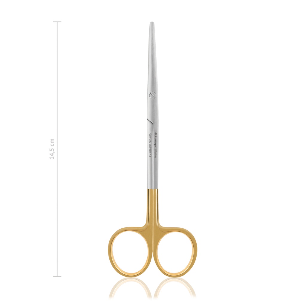 Dissecting scissors Metzenbaum, curved, 14,5 cm, TC 