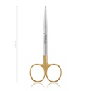 Dissecting scissors, straight, delicate, bl/bl,  11,5 cm, TC 