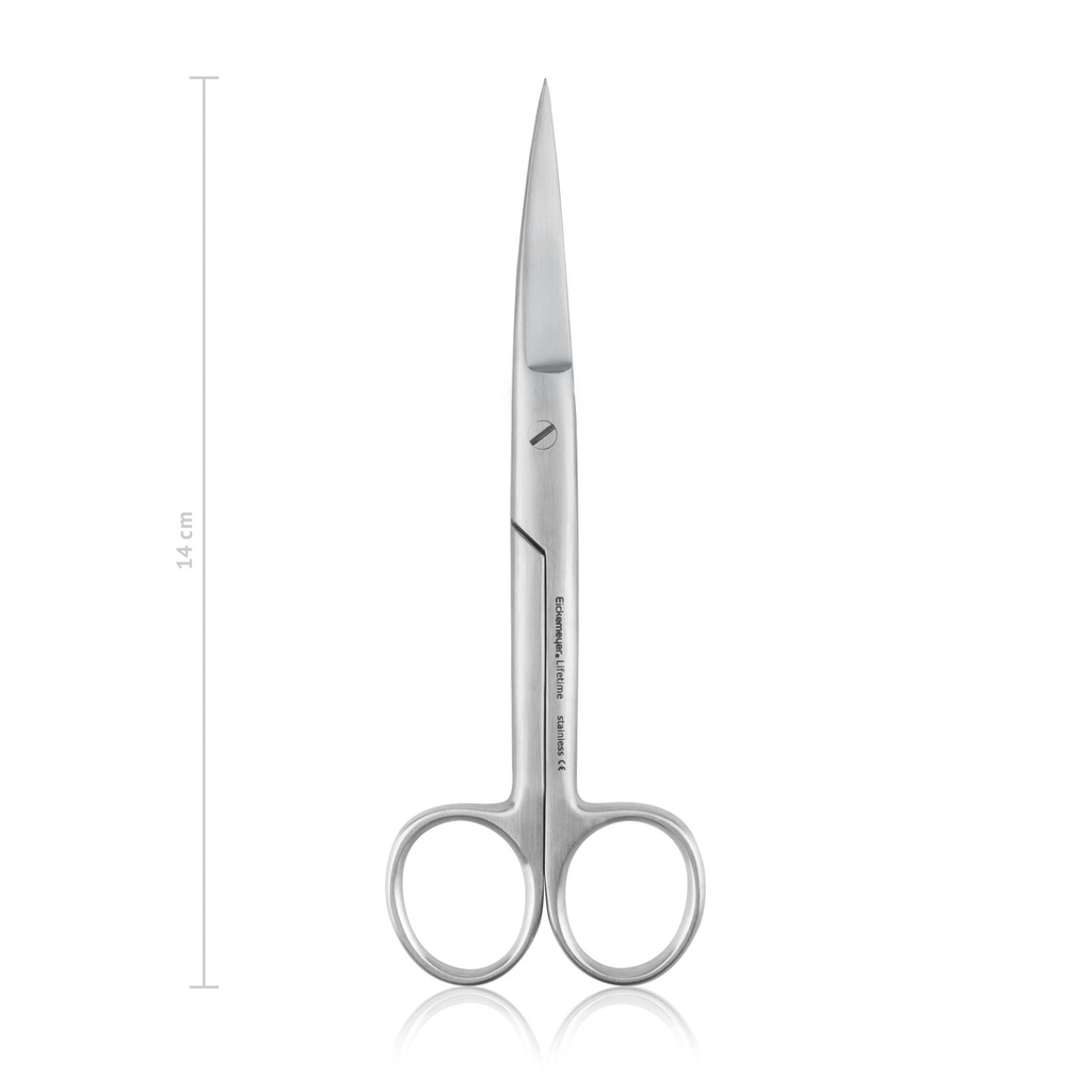 Surgical scissors, 14 cm, curved, S/S,  