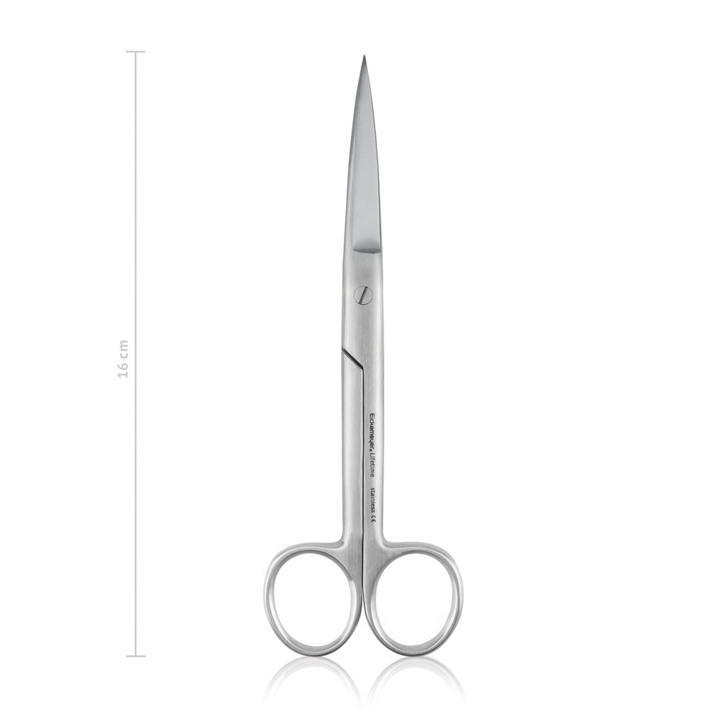 Surgical scissors, straight, 16 cm,  