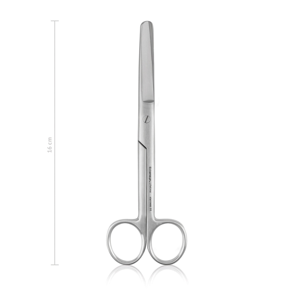 Surgical scissors, 16 cm, curved,  