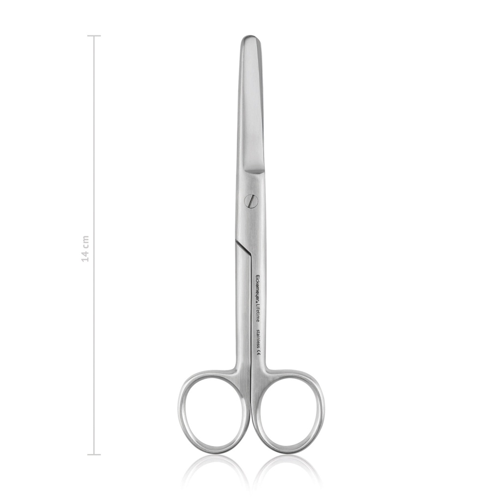 Surgical scissors, 14 cm, straight, B/B,  