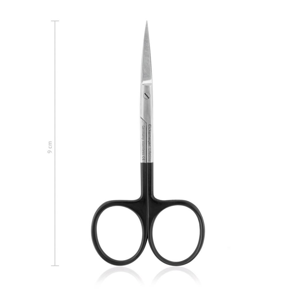 Scissors, fine, curved, MC, 9 cm  