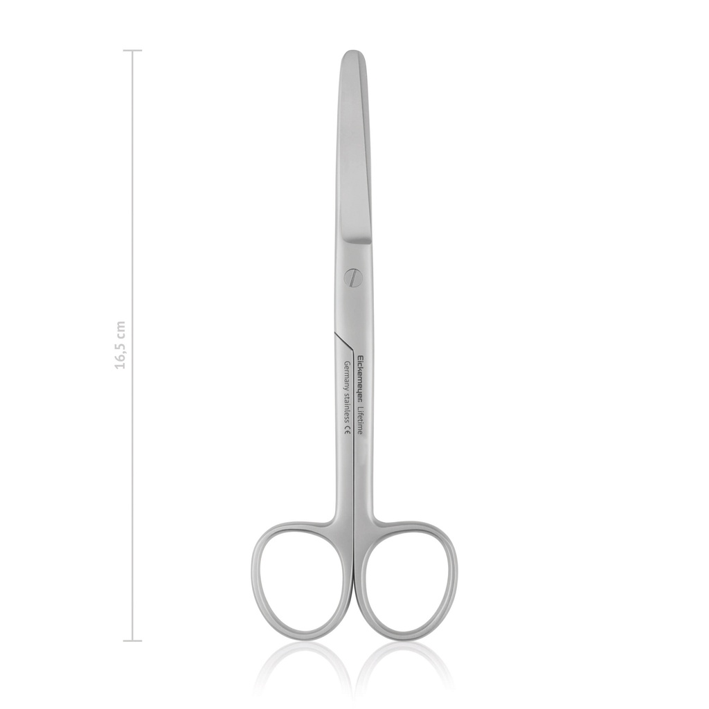 Surgical scissors, straight, blunt/blunt 16,5 cm 