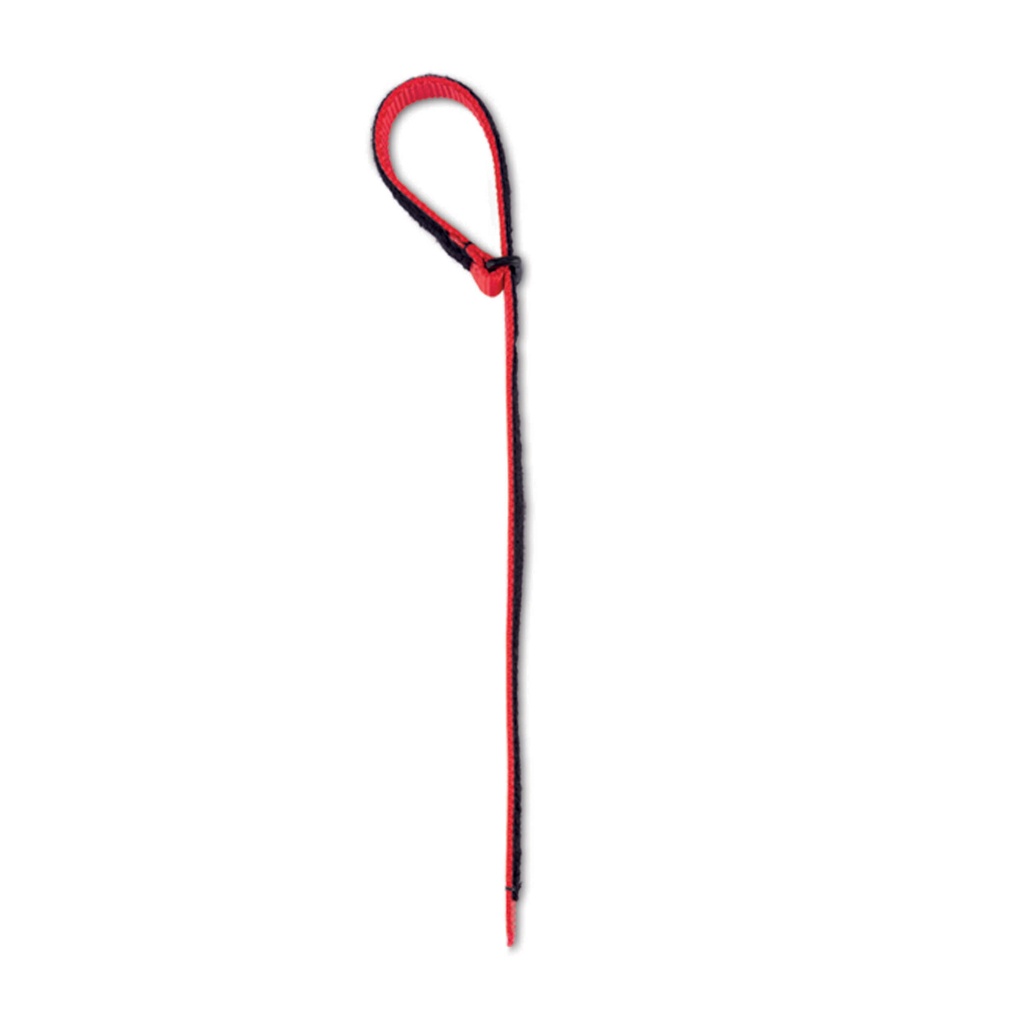 Pawsitioner velcrobånd, rød bred til fiksering af carpus/tarsus på PawSitioner str. M-XL. 55x2,5 cm