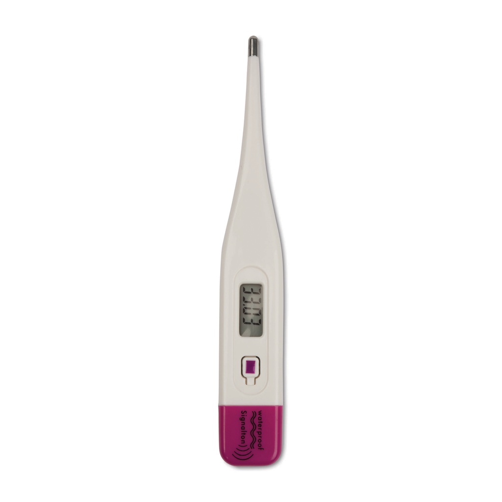 Digital thermometer, waterresistant Audible alert when ready Automatic switch off