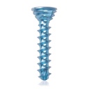 Tornillo de bloqueo de titanio Ø2.7x14mmmultidireccional, azul, Torx 10autoperforante, autorroscante