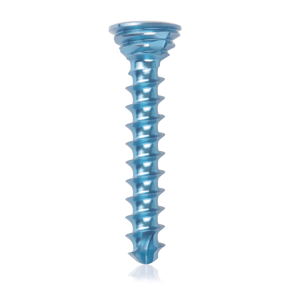 Tornillo de bloqueo de titanio Ø2.7x16mmmultidireccional, azul, Torx 10autoperforante, autorroscante