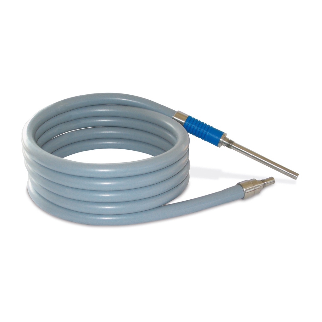 Cable luz fría universal, para fuentesde luz xenon, Ø = 3,5 mm, L = 180 cm,para adaptadores diversos, color: gris,