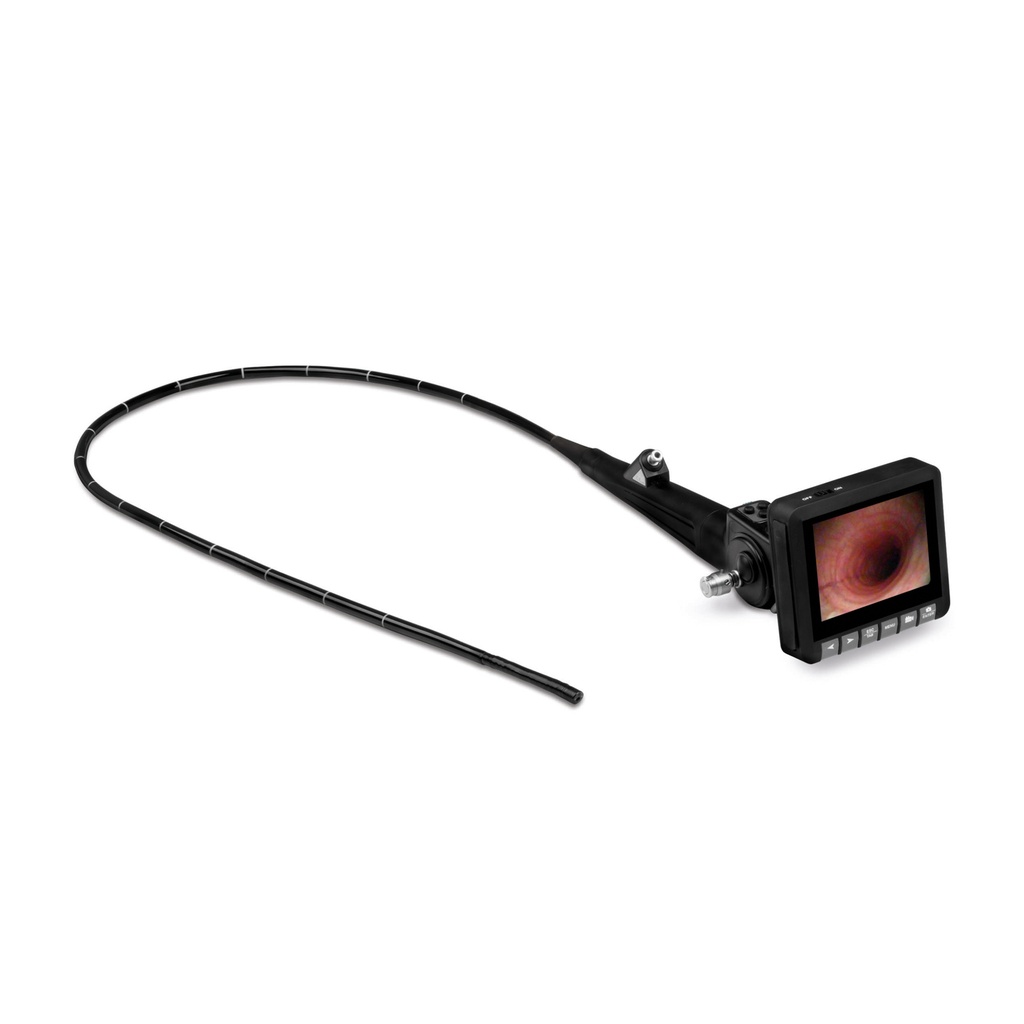 Vidéo endoscope EickView 100E LED avec moniteur de 3,5", Ø 8 x 1000mm, canal de travail Ø 2,8 mm