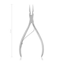 Dental root splinter forceps  