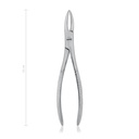 Witzel tooth forceps with narrow blades fig. 166, 15 cm, 6" 