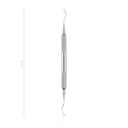 Gracey special periodontic currette, graduation 3/4, hollow st.st. handle