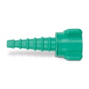 Buse de raccordement verte en plastique Adaptateur pour tuyau d'épicéa de 3/8"