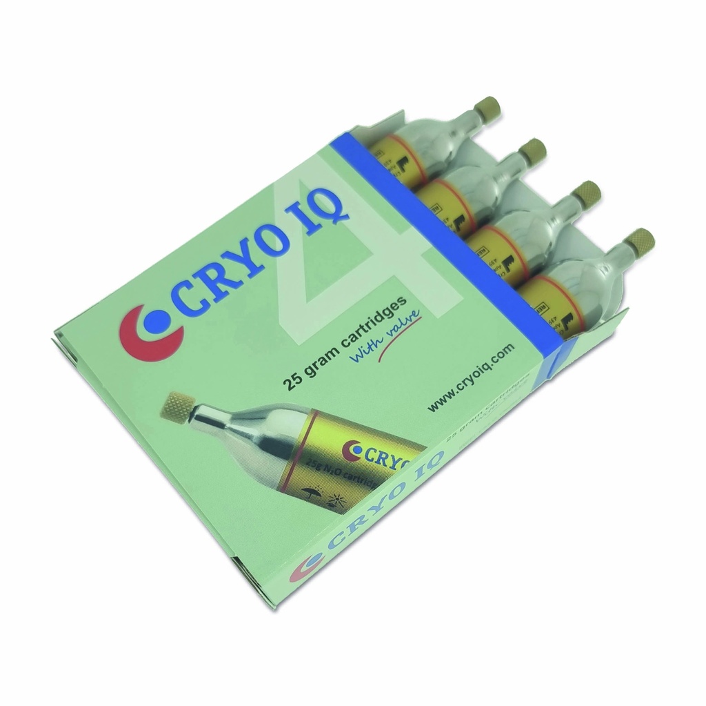 4er Pack CryoIQ® Gaskartusche, 4 x 25 g
