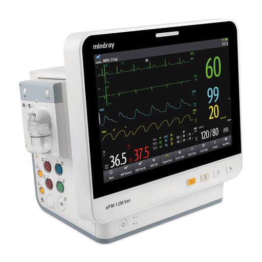 [321940] Moniteur patient ePM 12M Vet avec module IBP + CO2 + AG avec O²