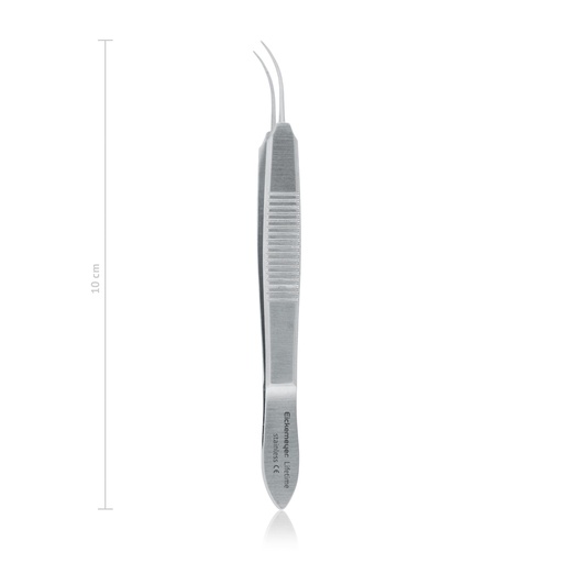 [172035] Dommages aux pinces à attacher sans. dents, CV. Plateforme 6 mm, 10 cm, pour sutures 7-0 à 9-0