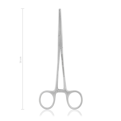 [142516] Pinza hemostatica con dientesKocher- Ochsner16 cm, curvado, 1x2 dientes