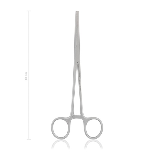 [142418] Pinza hemostatica con dientesKocher-Ochsner18 cm, recto, 1x2 dientes