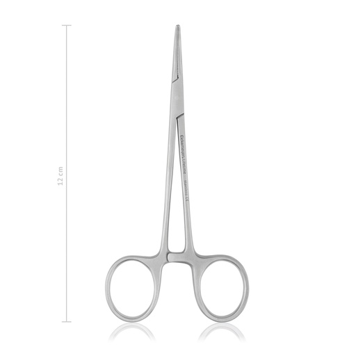 [973512] Pinza hemostática delicada12 cm, curvado,