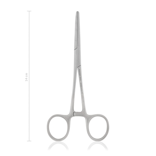 [141914] Haemostatic forceps Pean, 14 cm, curved  