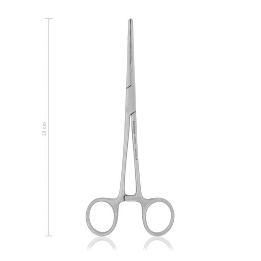 [973818] Haemostatic forceps R-Pean, 18 cm, straight, 