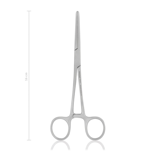 [142216] Haemostatic forceps Rochester-Pean, straight, 16 cm 