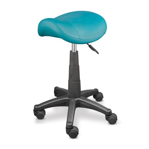 [610176] ZWEEZI Operating and treatment saddle chair, height adjust. from 58 to 85 cm saddle seat, EVERGREEN