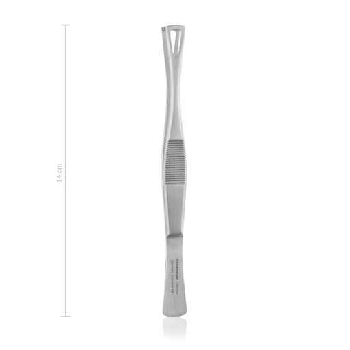 [133614] Pinza de tejido ,Duval, 14 cm-también utilizable como pinza intestino