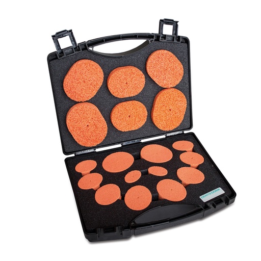 [178260] Kit de esponjas traqueales DENTO-DORM®,compuesto de un maletín con 48 esponjastraqueales