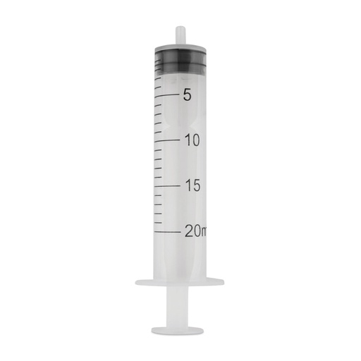 [050361] Seringue jetable EICKINJECT, 20 ml, 3 parties, avec piston en caoutchouc, paquet de 50, stérile
