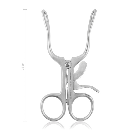 [177330] Rodent mouth gag, heavy model, with ratchet, 11 cm 