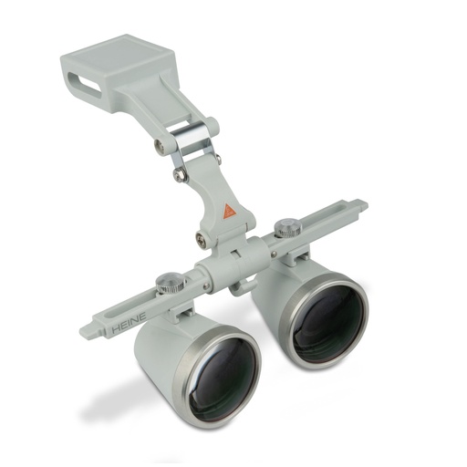 [310513] HEINE® HR lupa binocular con aumento de2.5x con soporte i-View, DT 34 cm, paracinta craneal Profesional L