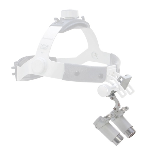 [310517] Heine Binocular Lupe mit i-View mount HRP 6x, WD 34 cm für Professional L Kopfband