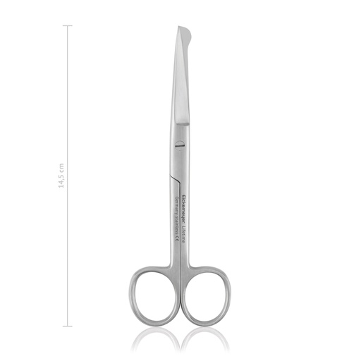 [981214] Tijera de incisión de punta roma14,5 cm, recto, ECONÓMICO