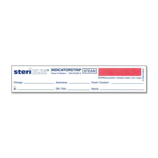 [502550] Tiras indicadoras para esterilizaciónpaquete con 250 unidades
