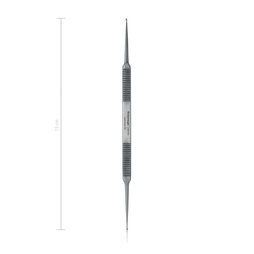 [165730] Cureta HOUSE, 1,0 / 1,2 mm, 15 cmespecial para cirugía espinal, agudo