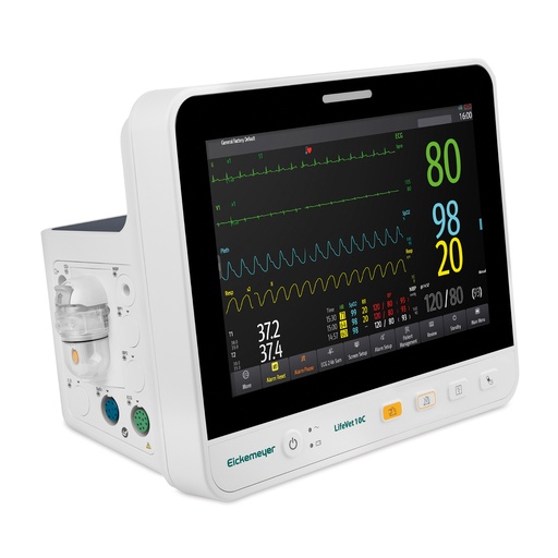 [321920] LifeVet 10C patient monitor 10" touchscreen, battery, with CO2