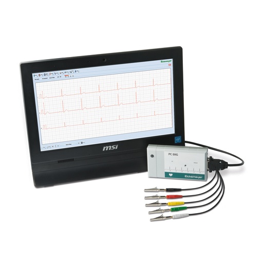 [321018] PC-EKG+ USB Version  (ab Windows 98) Langzeit-EKG-Software, Patientenkabel, Krokodilklemme